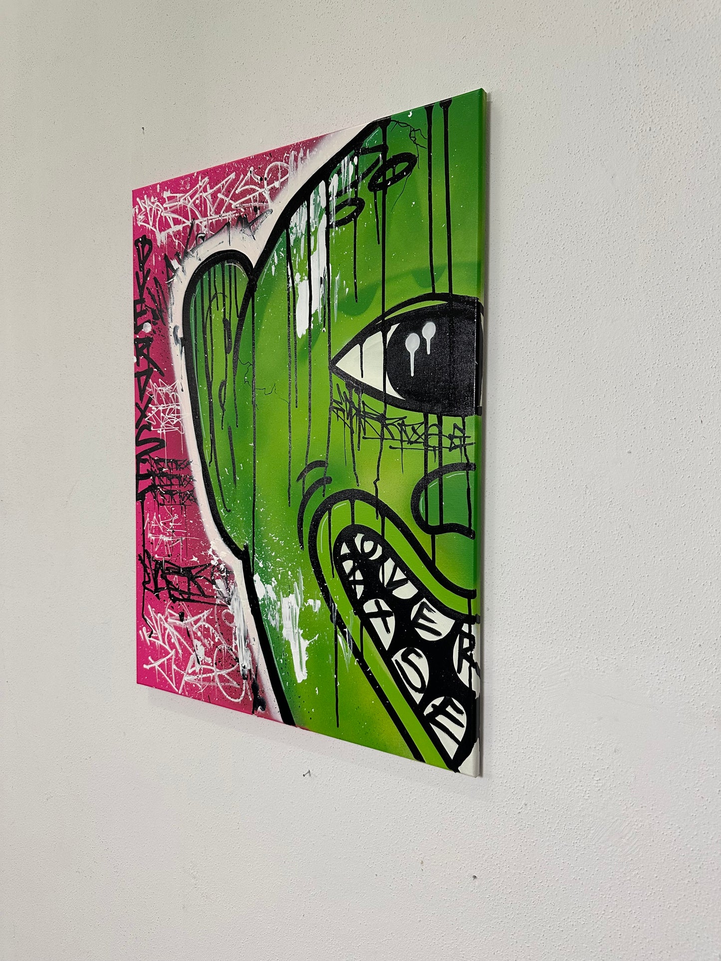 1of1 „FACE YOUR FEAR“ original canvas 60x80cm