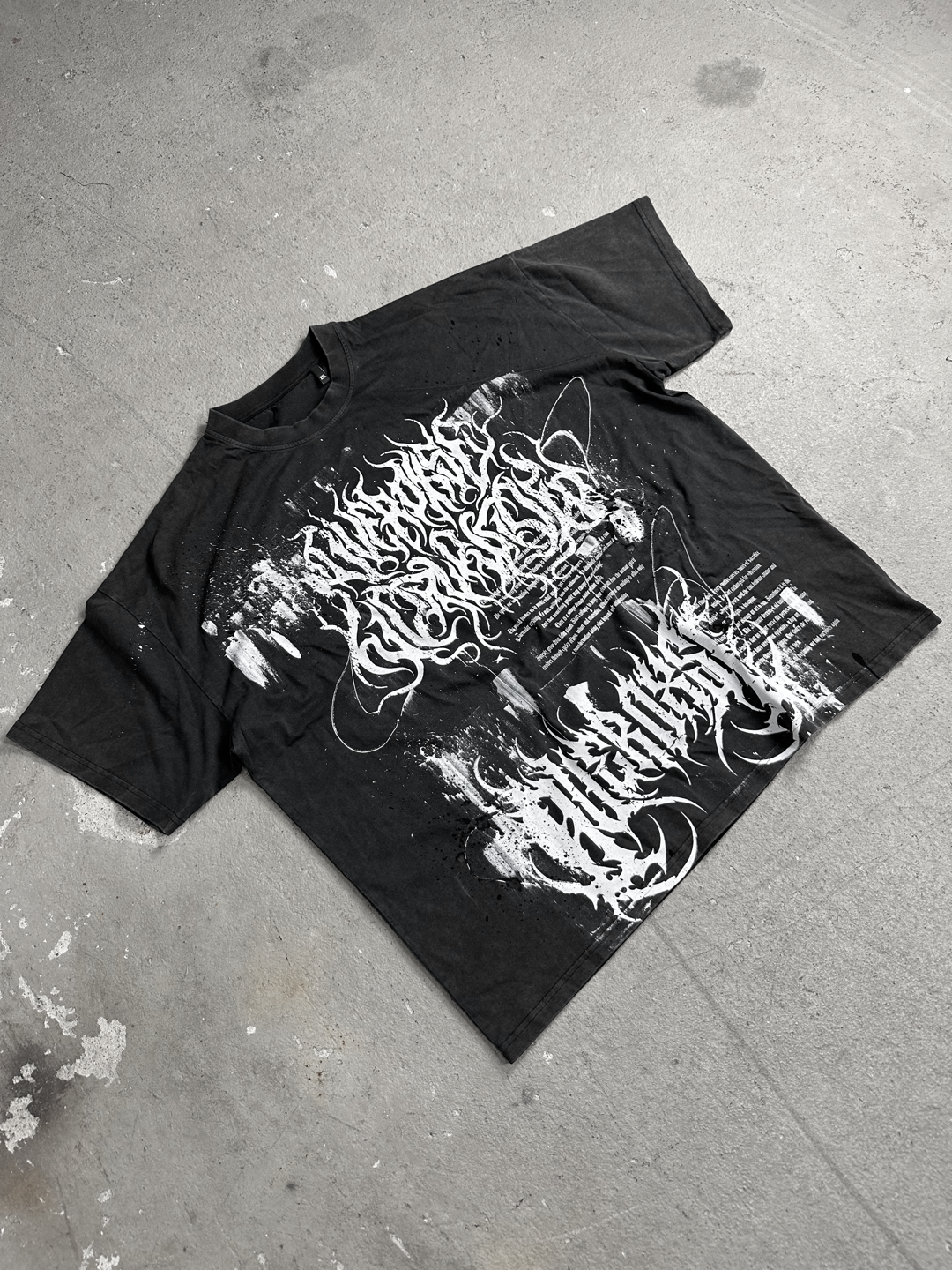 1of1 stone washed OVERDXSE shirt size XXL