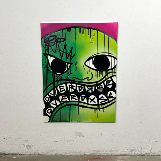 1of1 „FACE YOUR FEAR“ original canvas 60x80cm