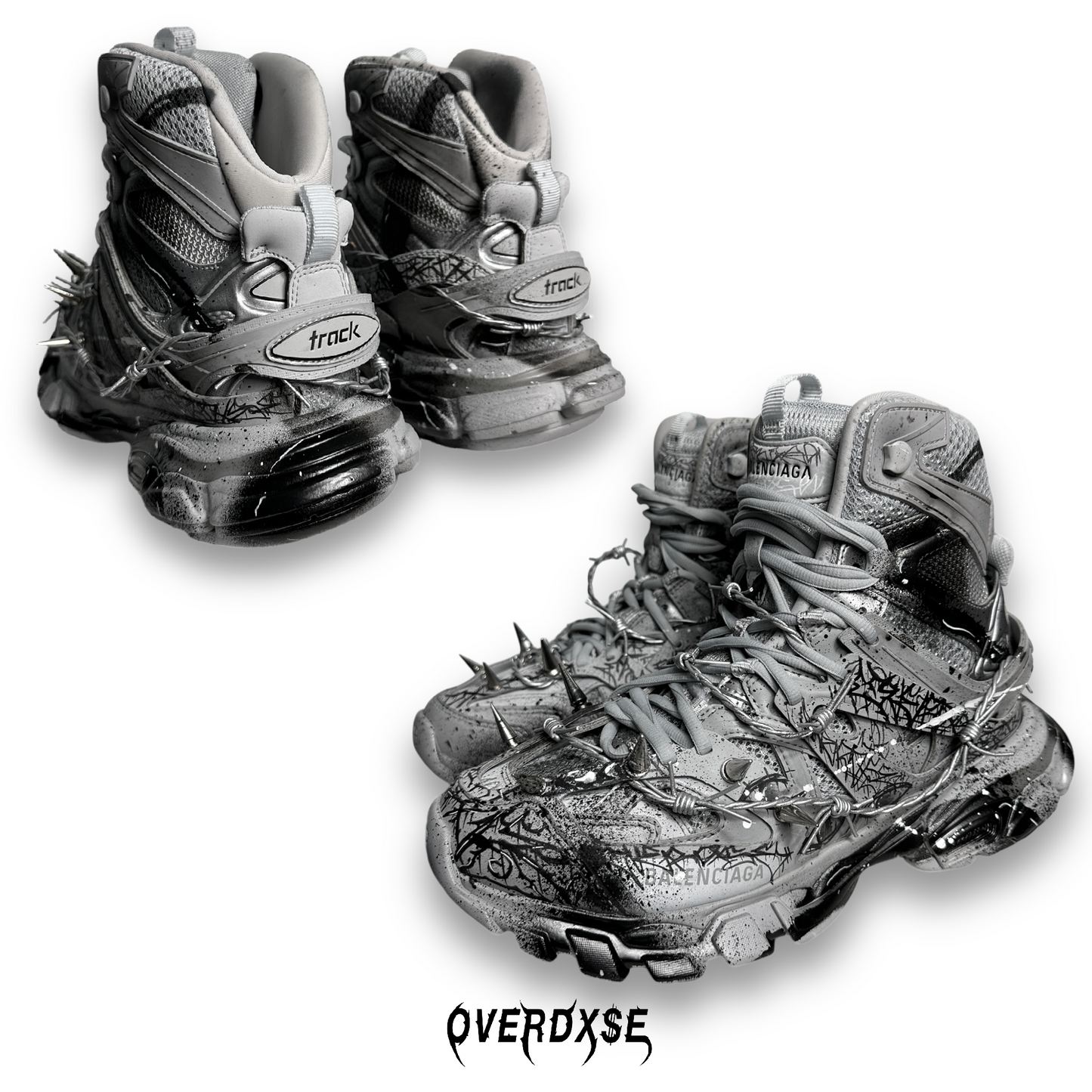 1of1 OVERDXSE / BALENCIAGA APOCALYPTIC TRACK RUNNER EU40/US7