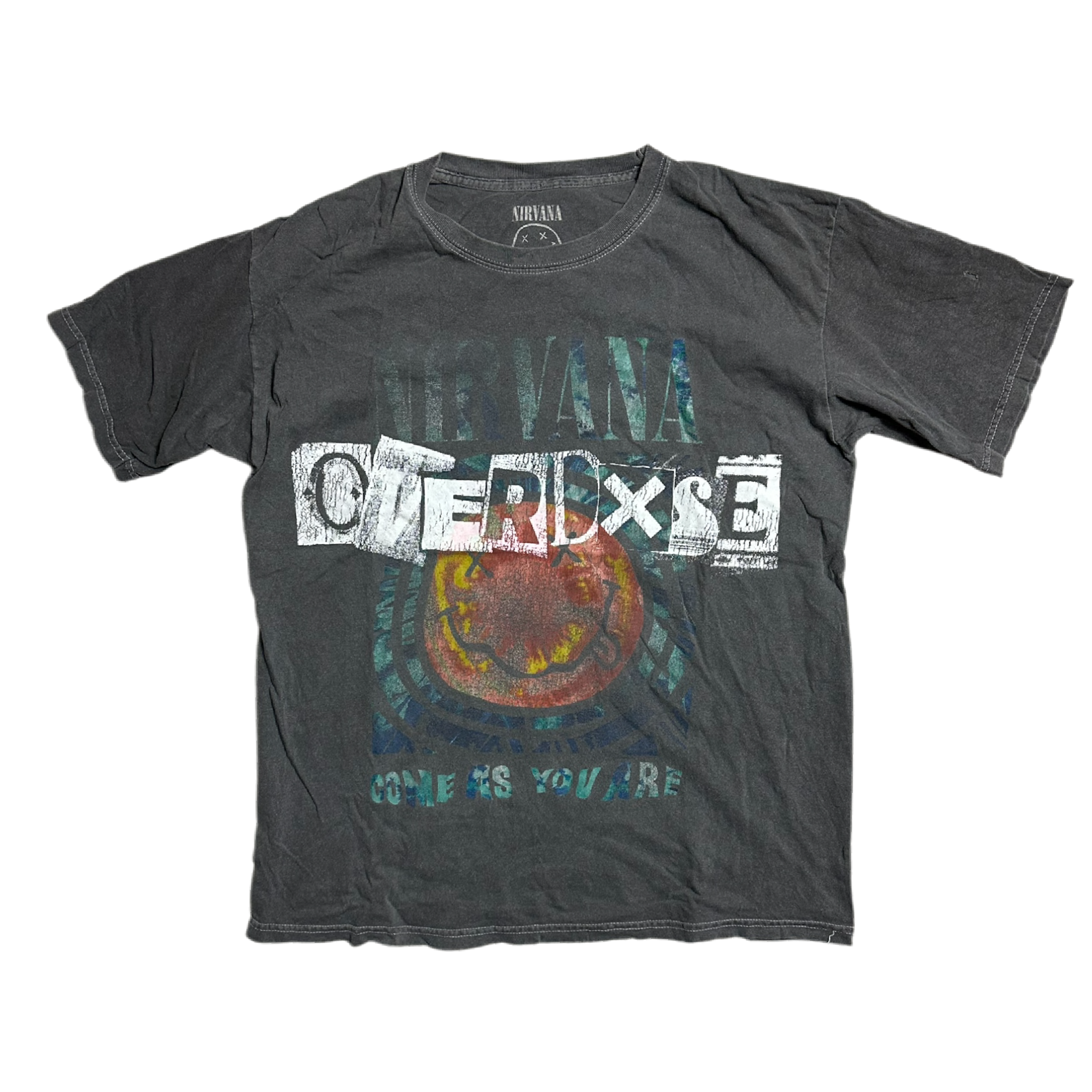 1of1 upcycled OVERDXSE / NIRVANA SHIRT size S/M