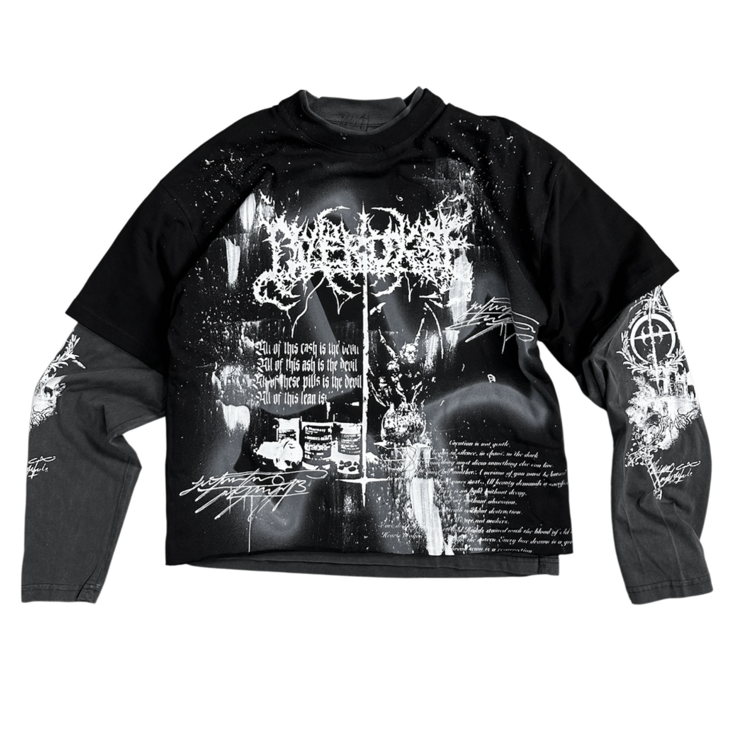 1of1 double layer OVERDXSE LONGSLEEVE size S