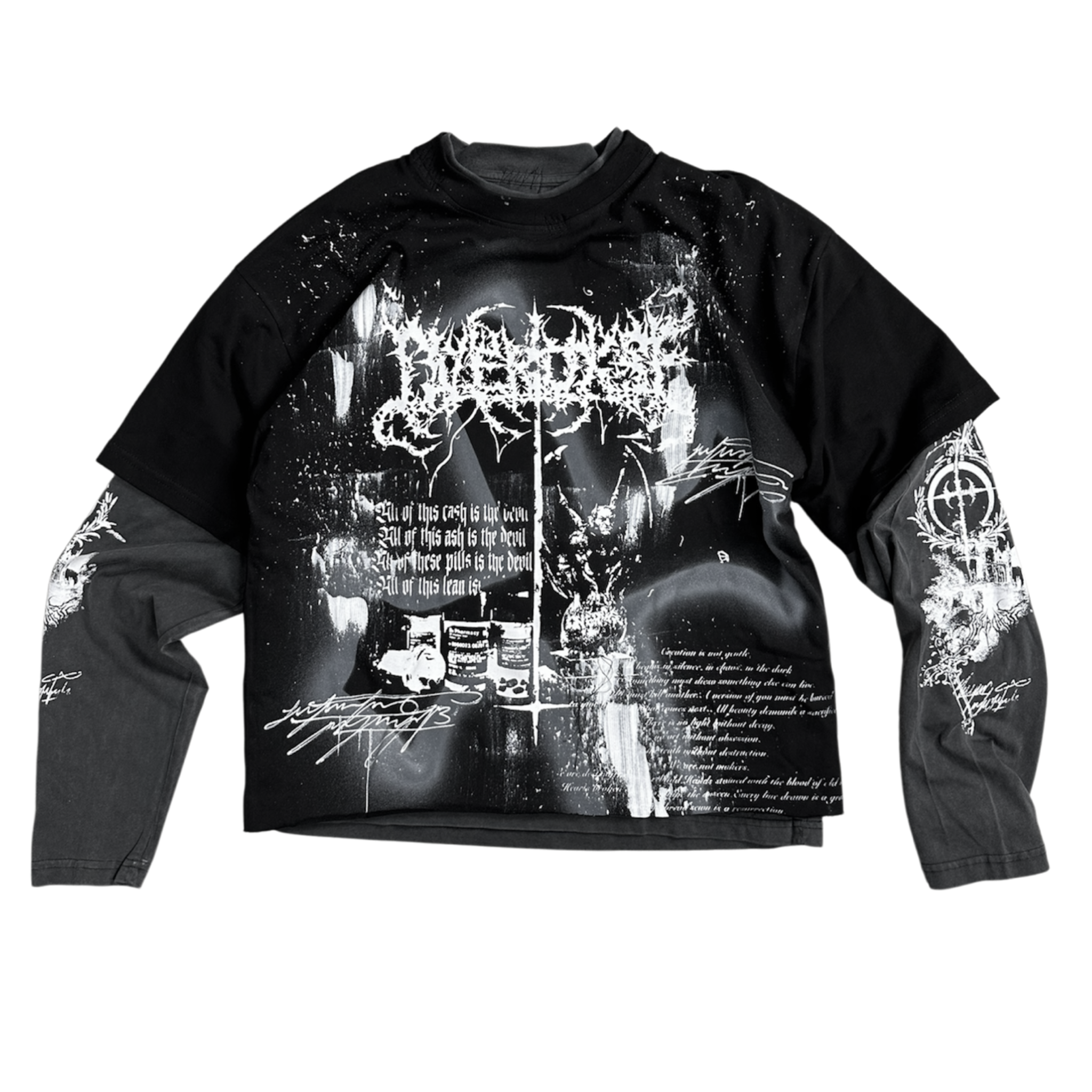 1of1 double layer OVERDXSE LONGSLEEVE size S