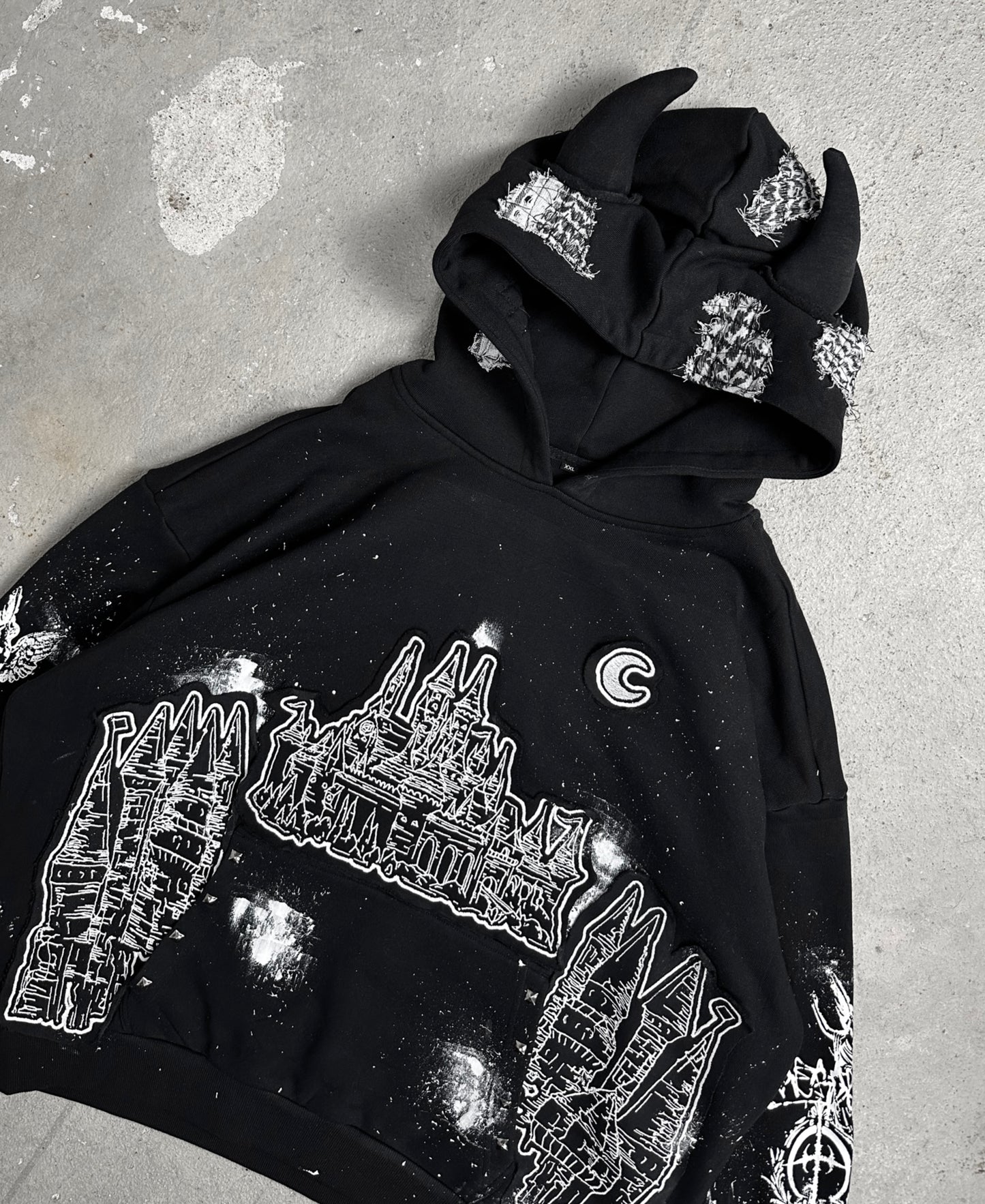 1of1 OVERDXSE CASTLE HOODIE size XXL