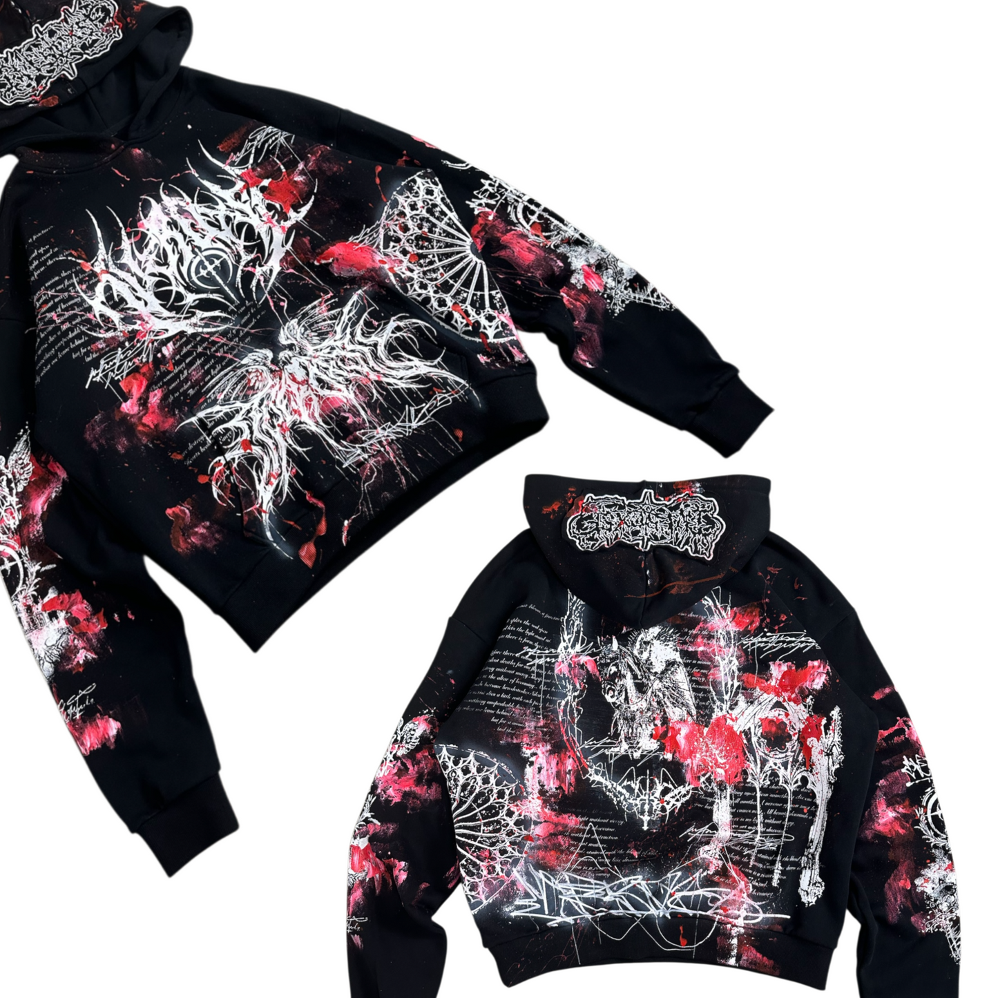 1of1 BLOODY OVERDXSE HOODIE size L