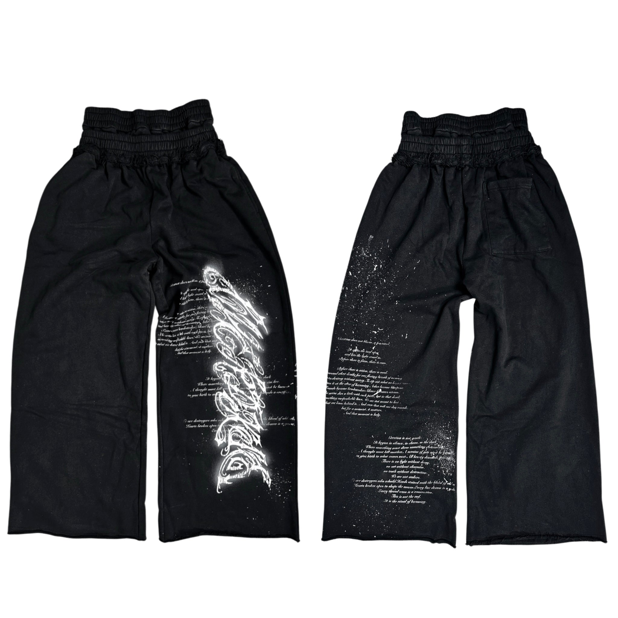 1of1 double waist OVERDXSE SWEATPANTS size M