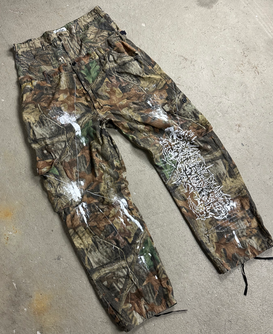 1of1 double waist OVERDXSE REAL TREE PANTS size: 127cm x 40-45cm