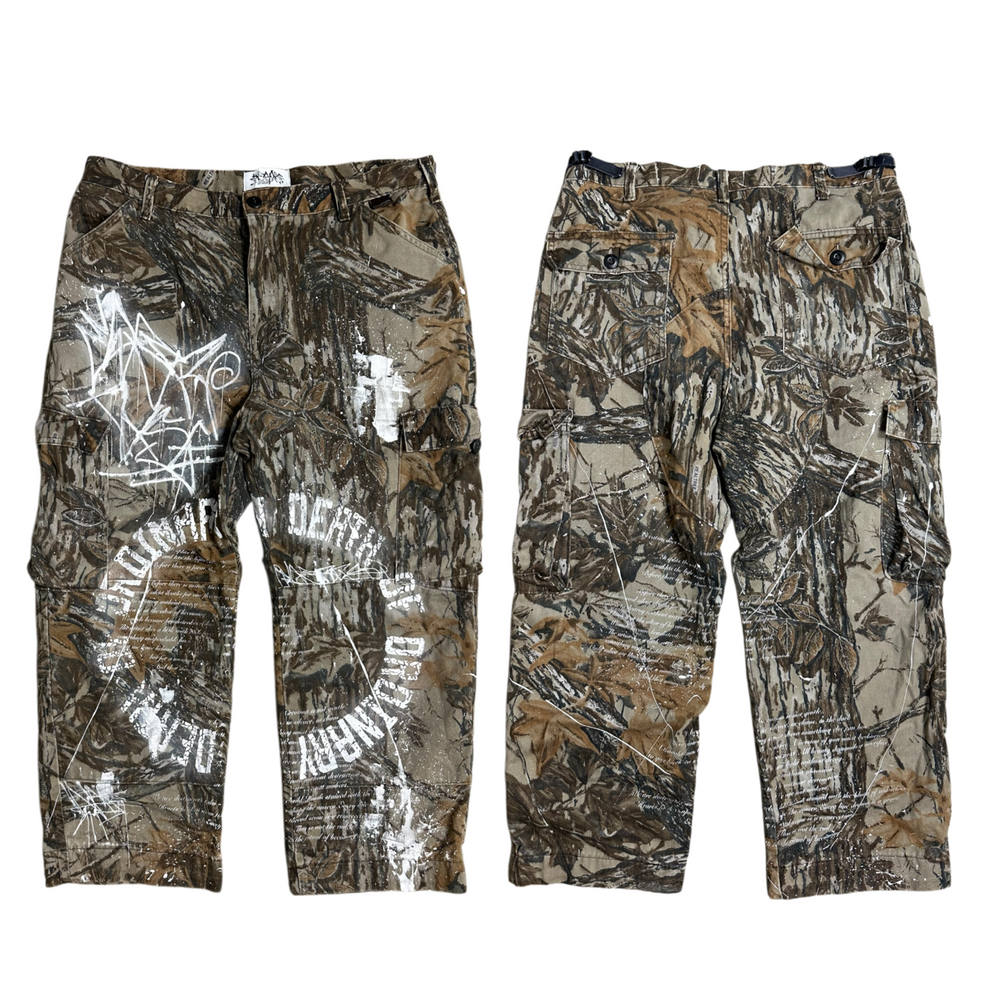 1of1 OVERDXSE REAL TREE PANTS size 98x47cm ( L38/40)