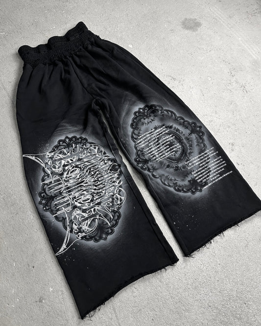 1of1 double waist OVERDXSE SWEATPANTS size L