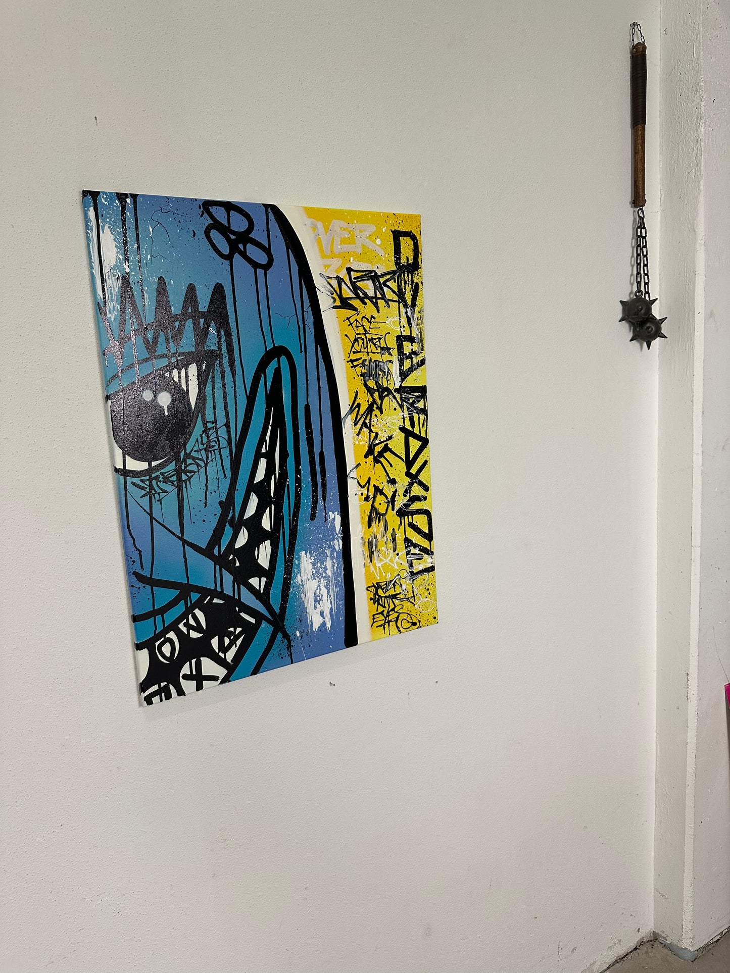 1of1 „FACE YOUR FEAR“ original canvas 60x80cm