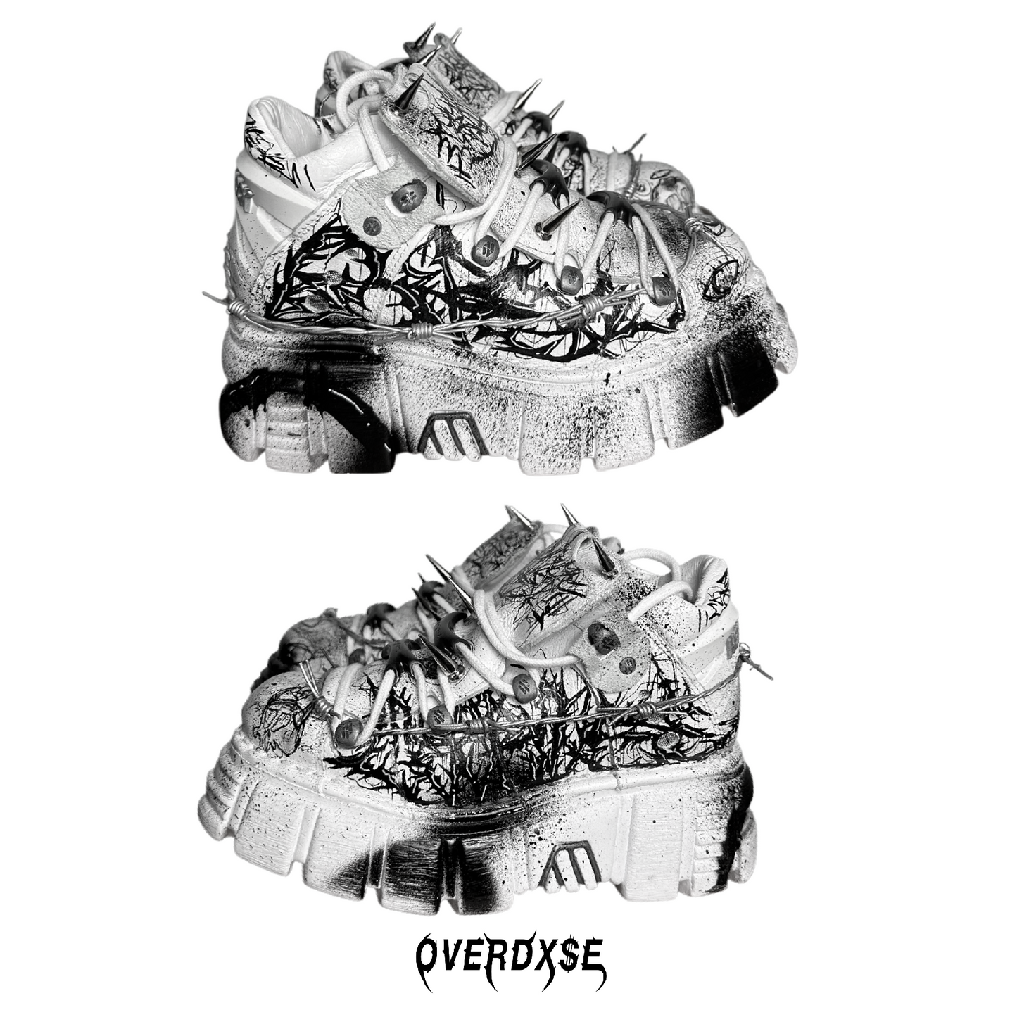 1of1 OVERDXSE / NEW ROCK SPIKE STOMPERS EU38