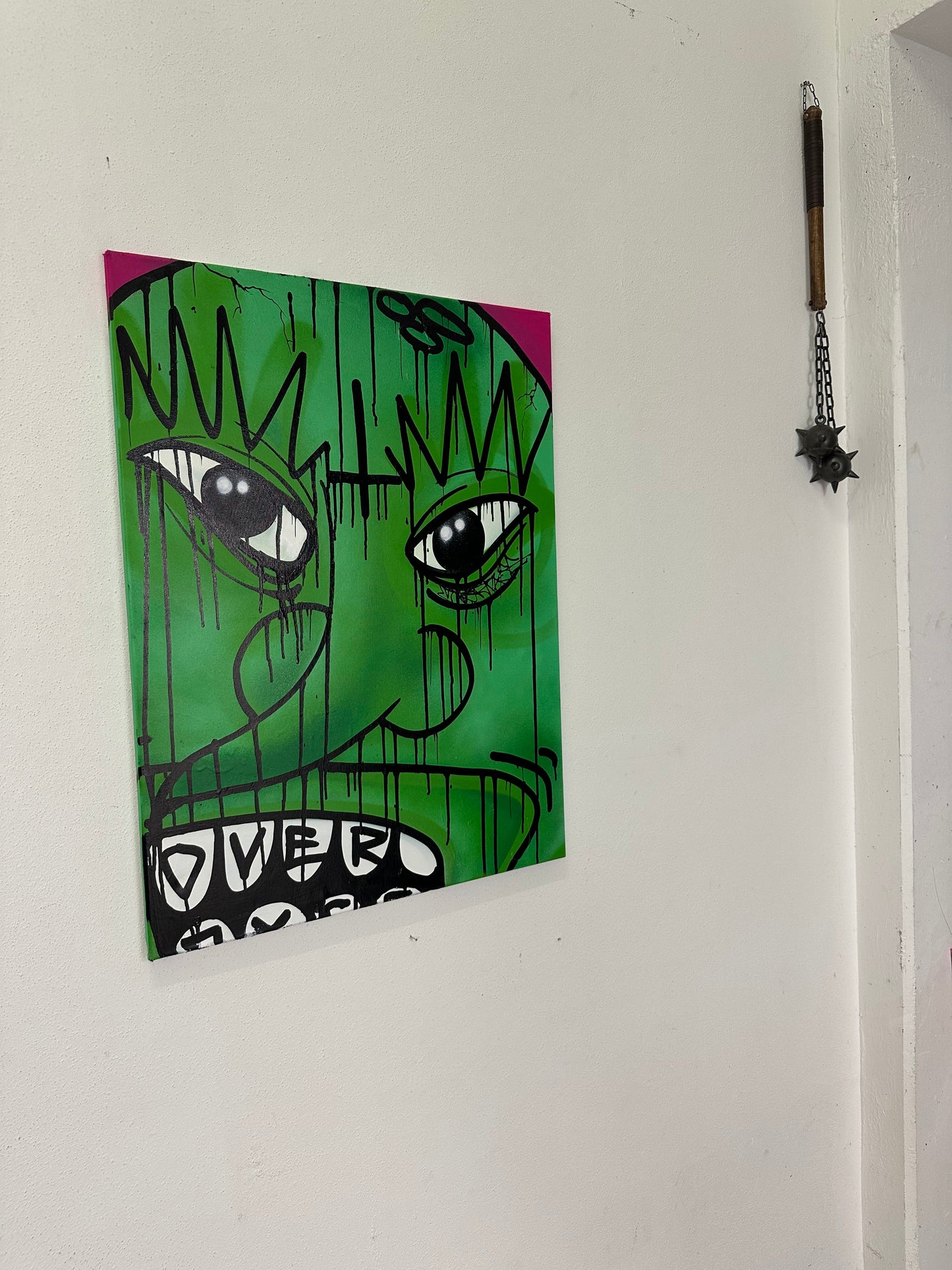 1of1 „FACE YOUR FEAR“ original canvas 60x80cm