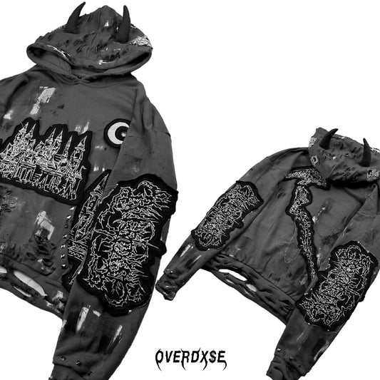 1of1 luxury OVERDXSE CASTLE HOODIE size L