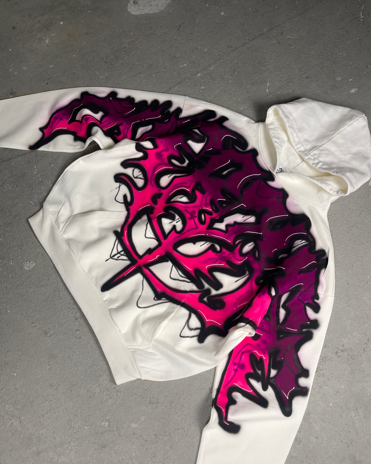 1of1 OVERDXSE AIRBRUSH HOODIE size XL