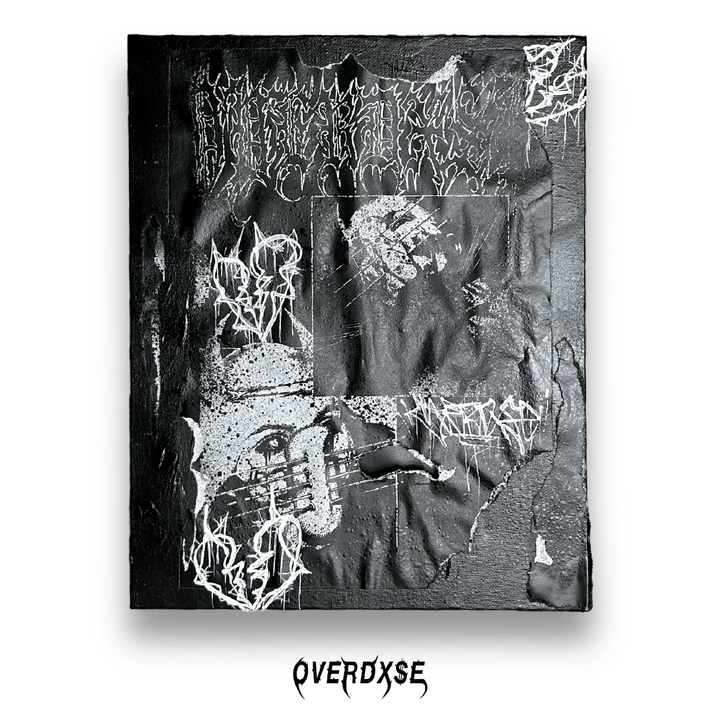 OVERDXSE COLLAGE CANVAS 24x30cm