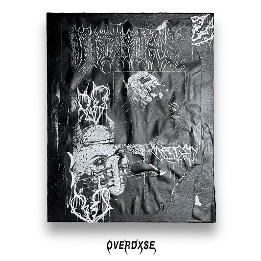 OVERDXSE COLLAGE CANVAS 24x30cm