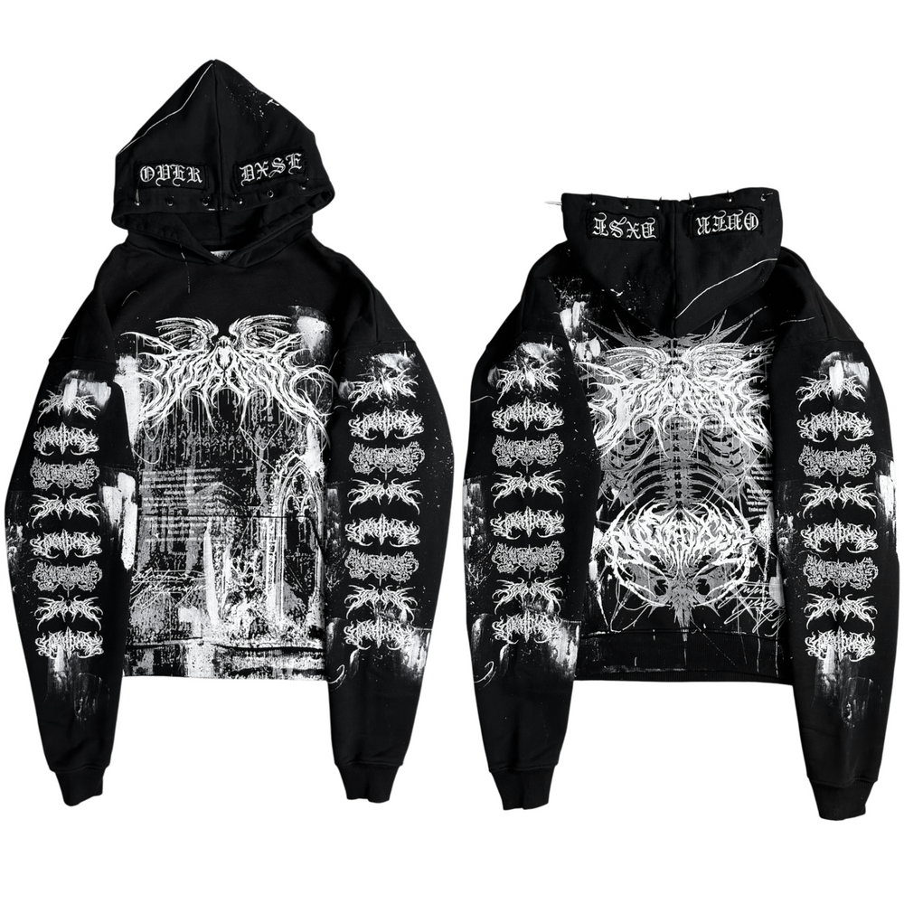 1of1 spiked OVERDXSE HOODIE size XXL