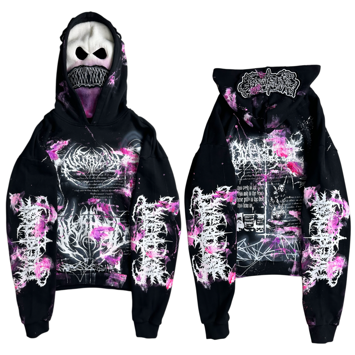 1of1 OVERDXSE HOLLOW MASK HOODIE size XL