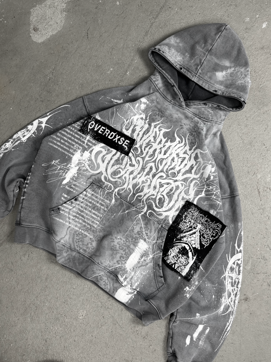 1of1 Stone washed OVERDXSE HOODIE size M