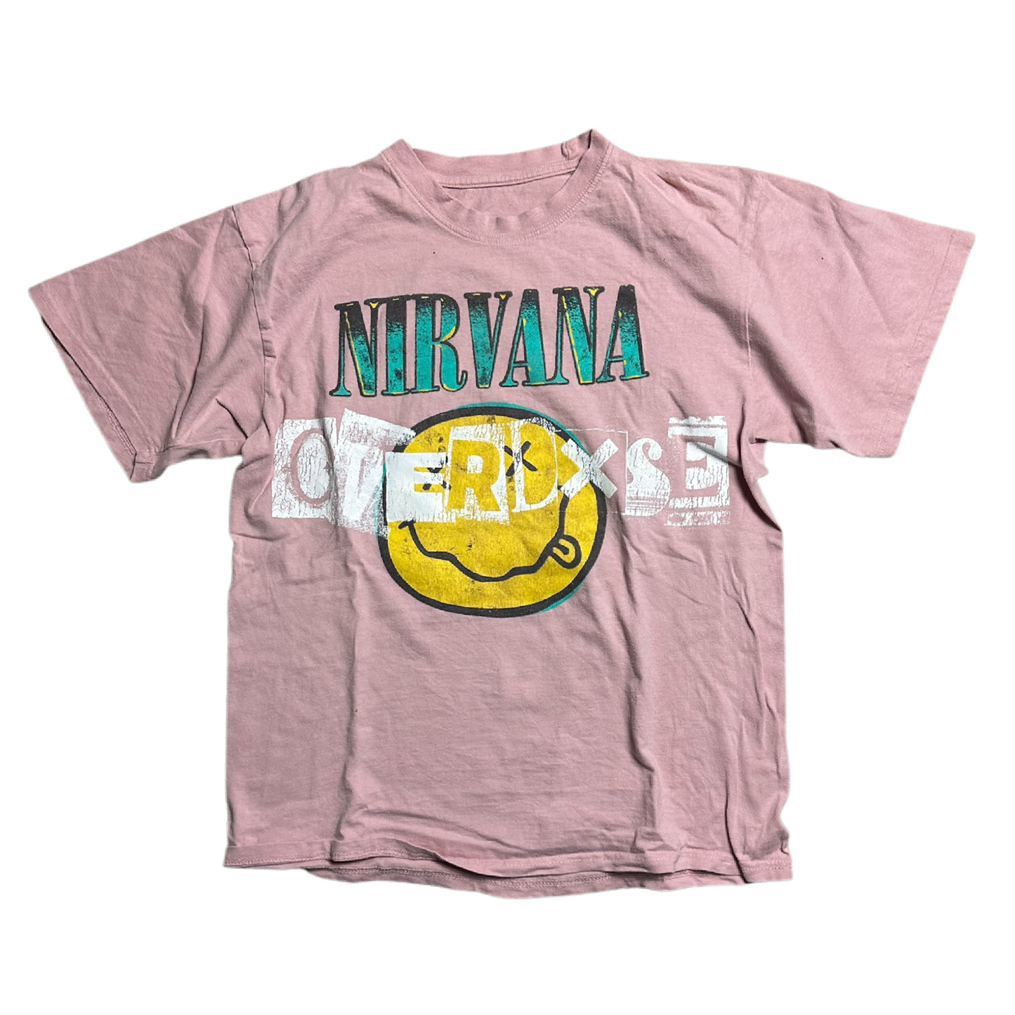 1of1 upcycled OVERDXSE / NIRVANA SHIRT size S/M