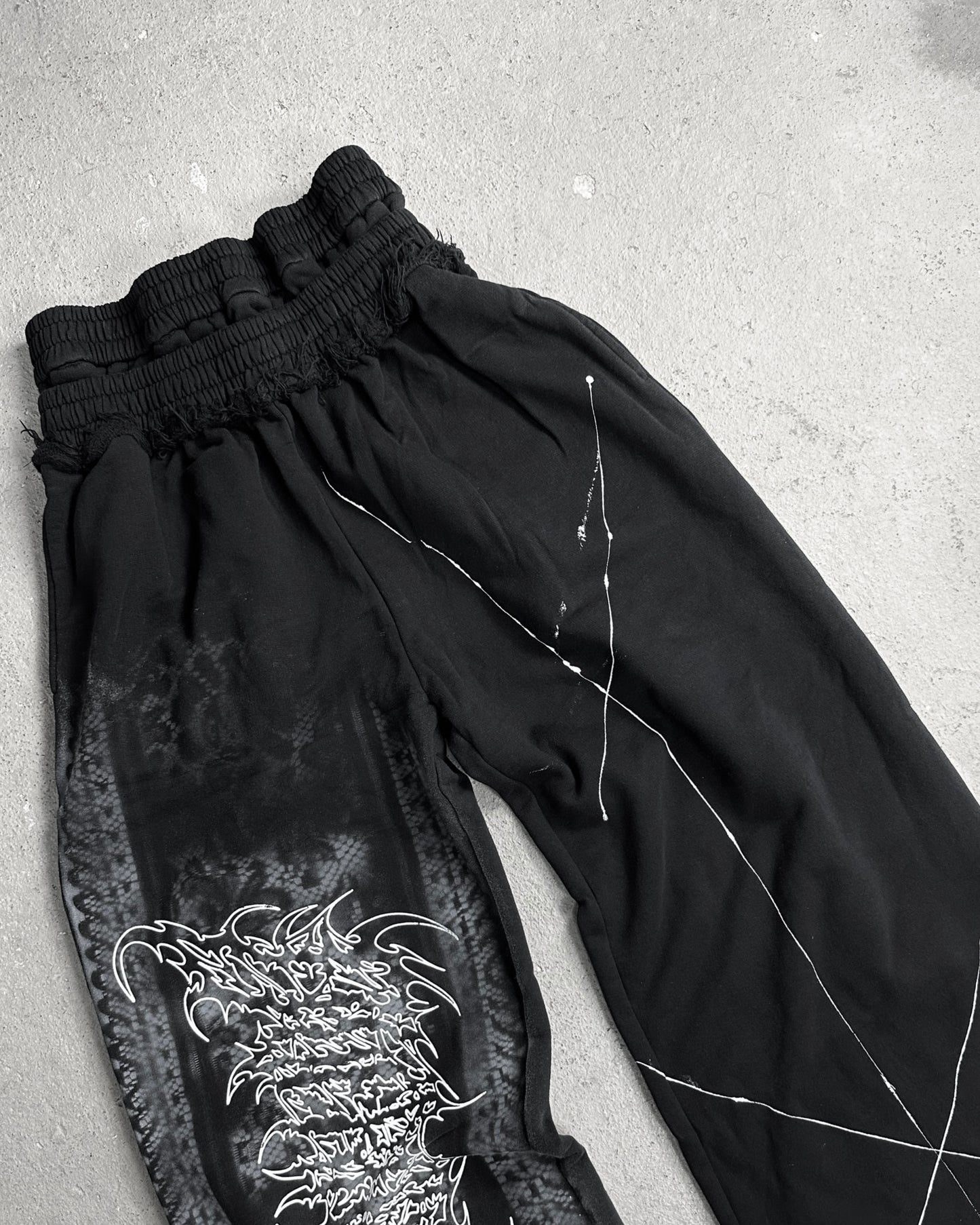 1of1 double waist OVERDXSE SWEATPANTS size L