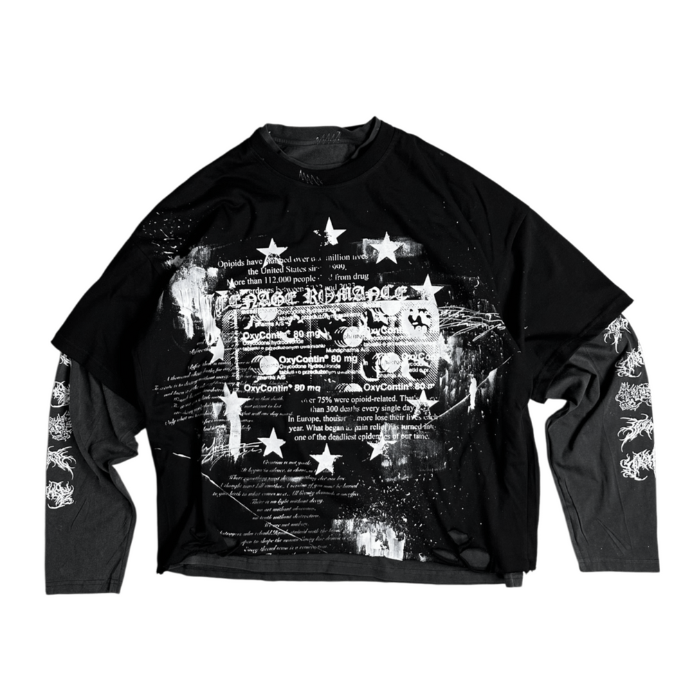 1of1 double layered OVERDXSE SHIRT size XL