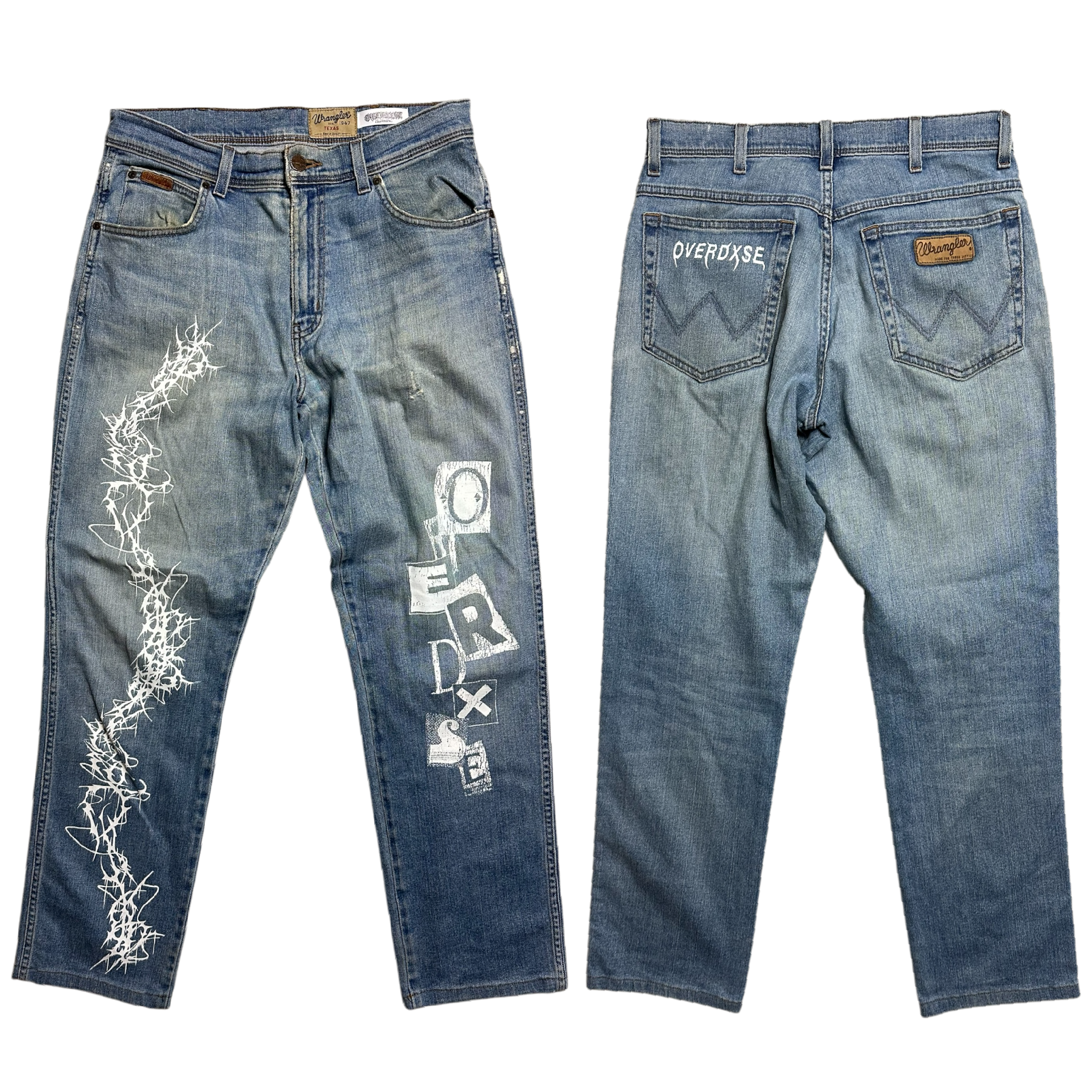 1of1 upcycled OVERDXSE / WRANGLER DENIM W32 / L34