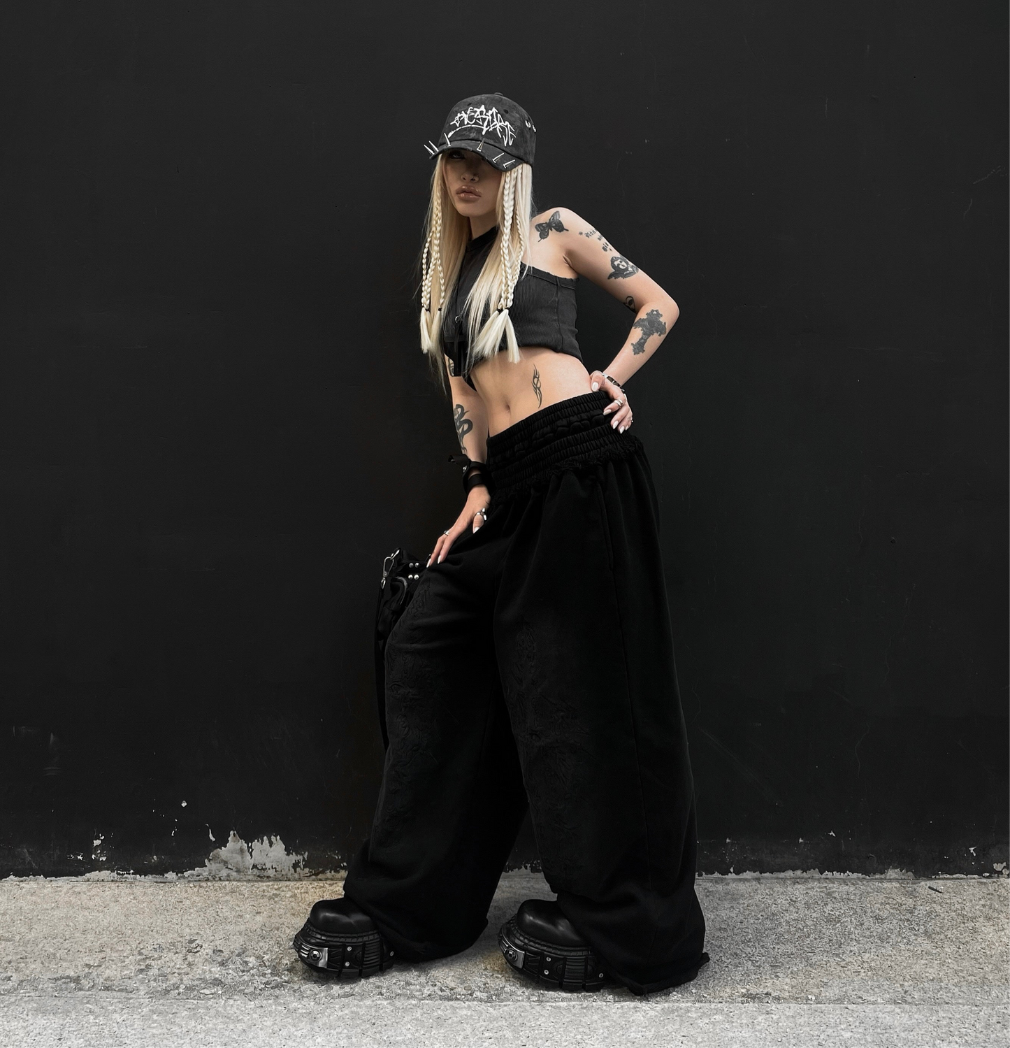 double waist OVERDXSE „VISIONBLADE„ SWEATPANTS all sizes