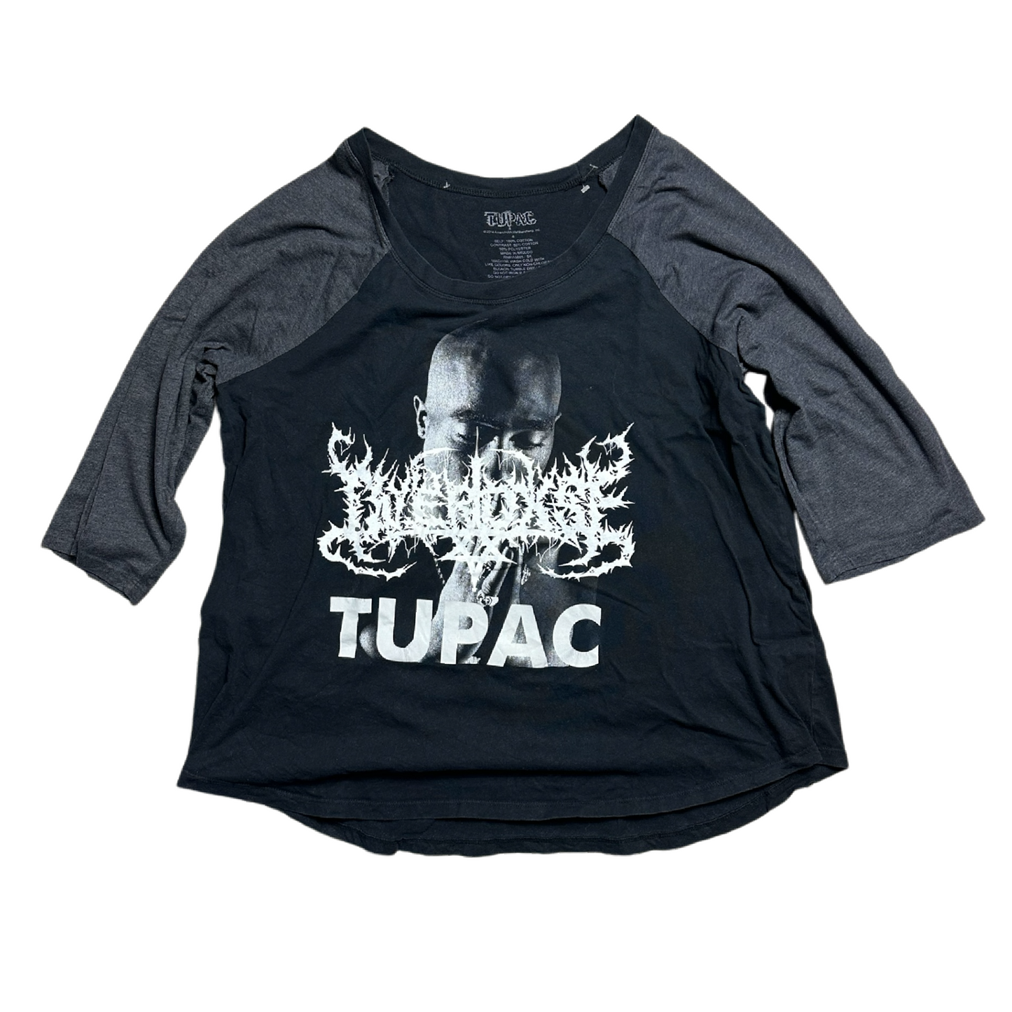 1of1 upcycled OVERDXSE. / TUPAC LONGSLEEVE size XL /XXL