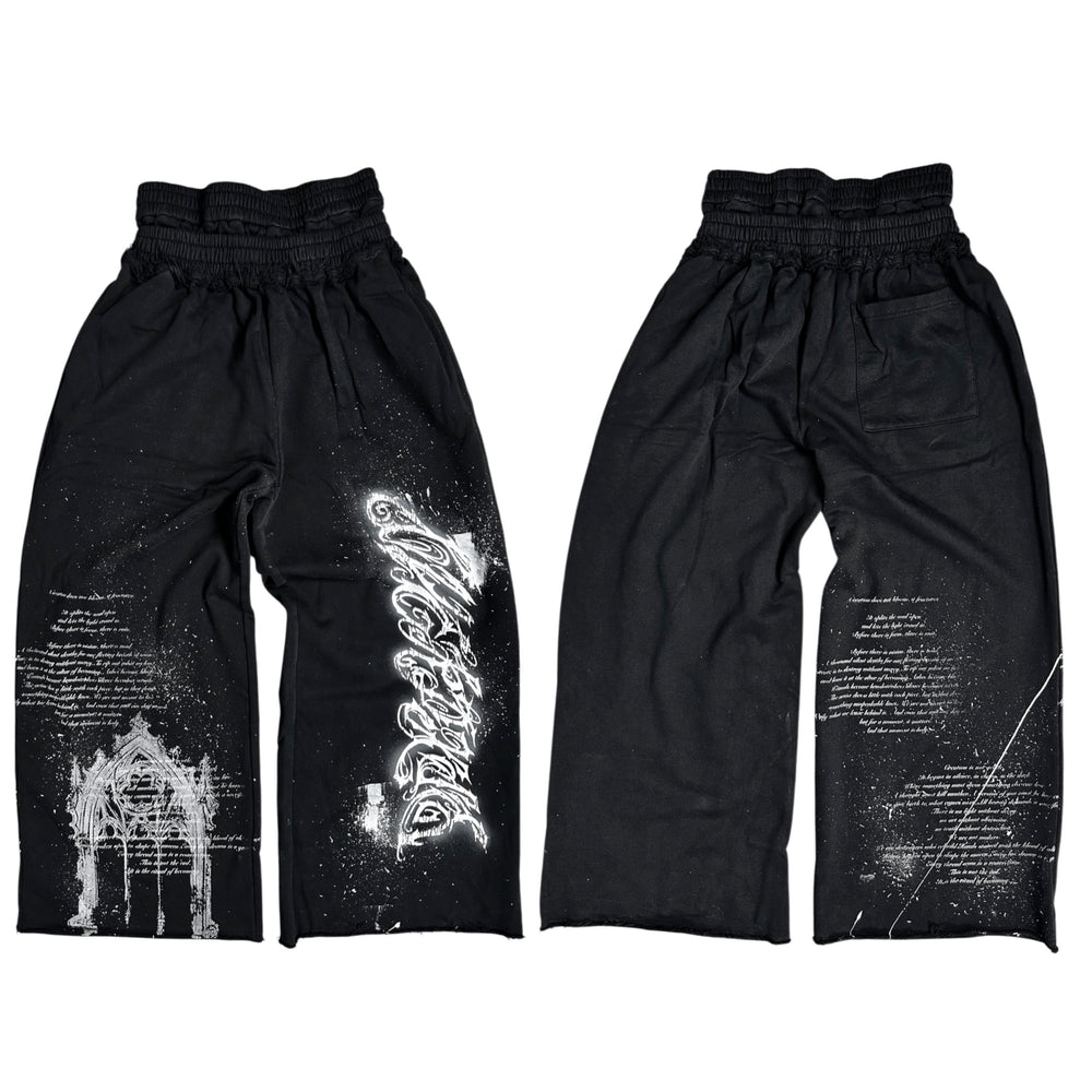 1of1 double waist OVERDXSE SWEATPANTS size L