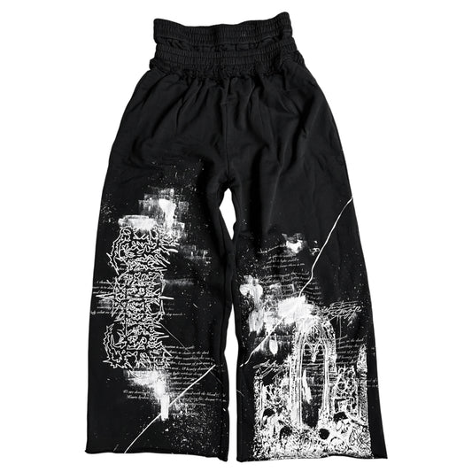 1of1 double waist OVERDXSE SWEATPANTS size L