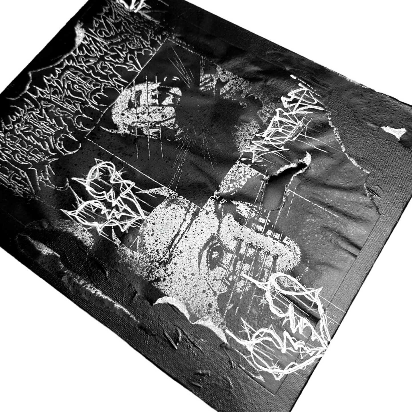 OVERDXSE COLLAGE CANVAS 24x30cm