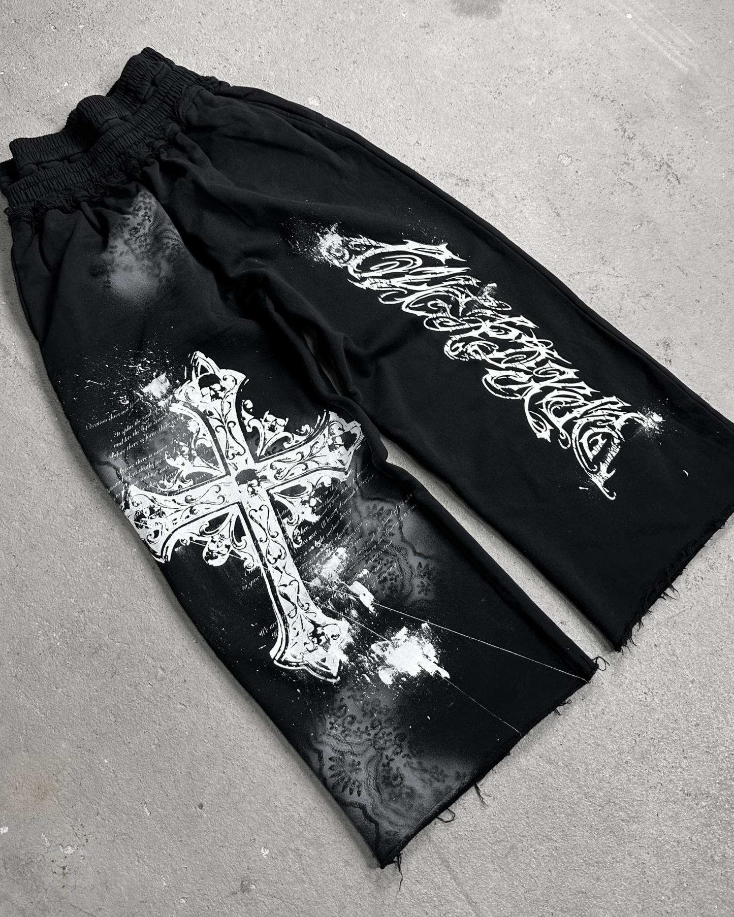 1of1 double waist OVERDXSE SWEATPANTS size L