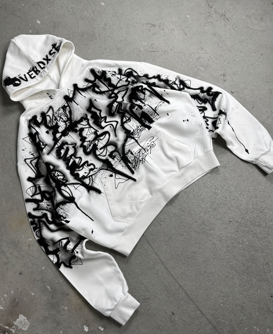 1of1 OVERDXSE AIRBRUSH HOODIE size XXL