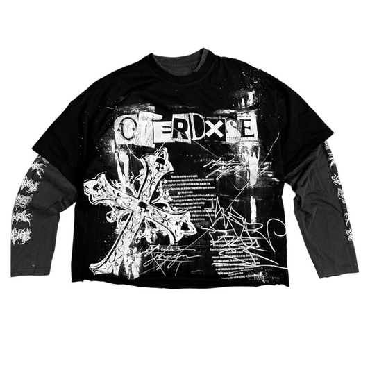 1of1 double layer OVERDXSE LONGSLEEVE size L