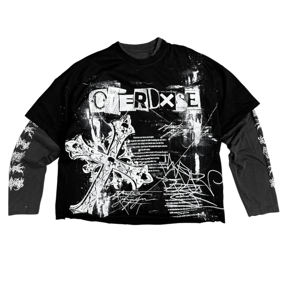 1of1 double layer OVERDXSE LONGSLEEVE size L