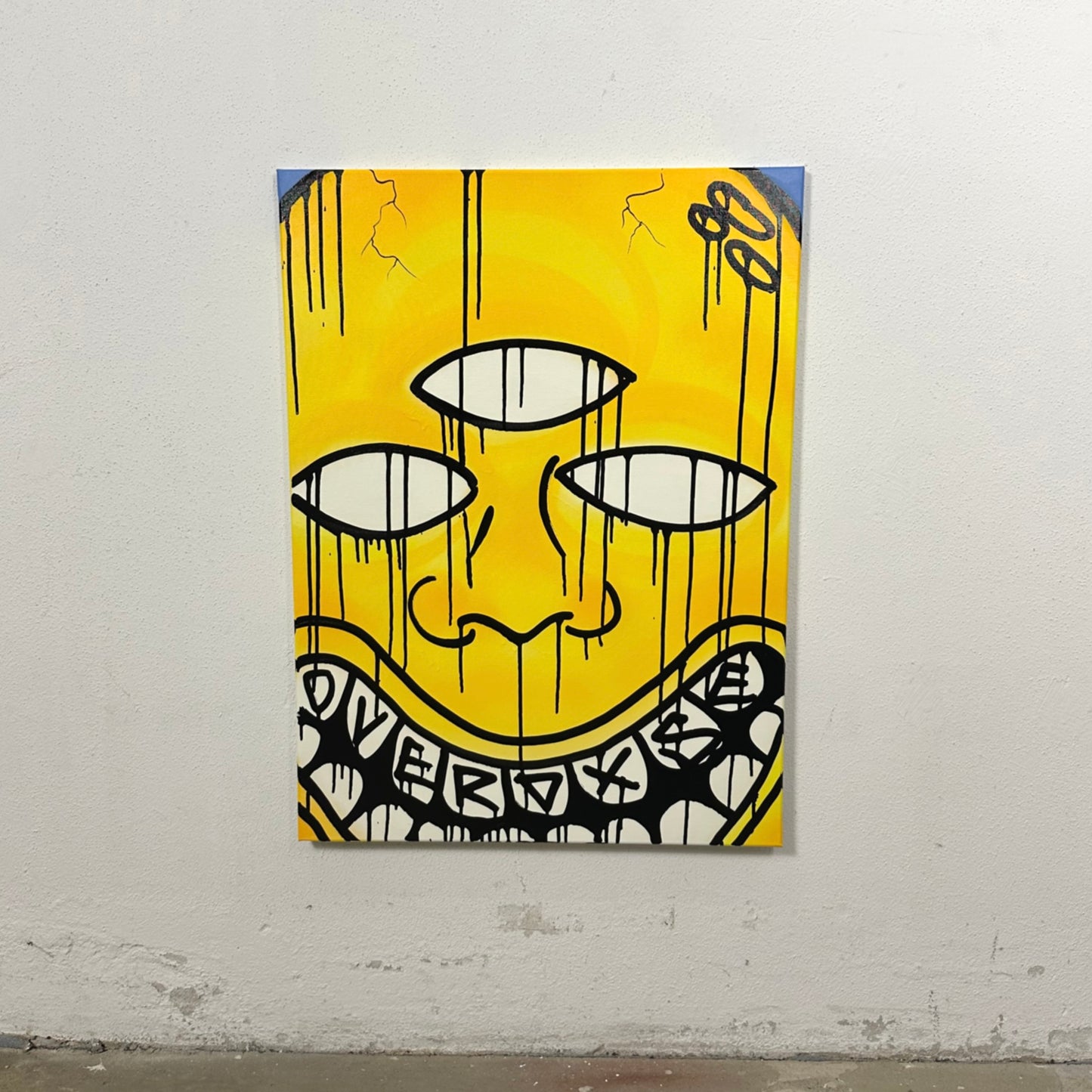1of1 „FACE YOUR FEAR“ original canvas 60x80cm