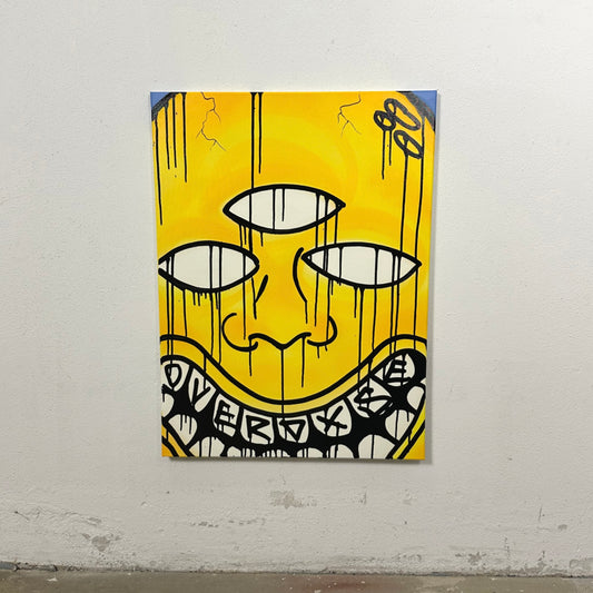 1of1 „FACE YOUR FEAR“ original canvas 60x80cm