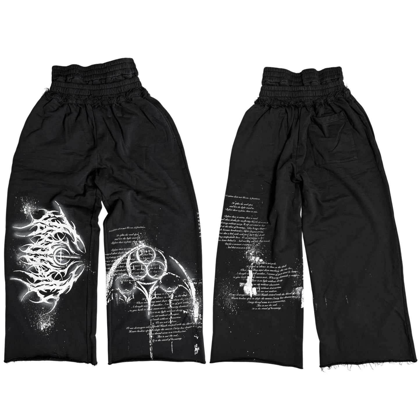 1of1 double waist OVERDXSE SWEATPANTS size S