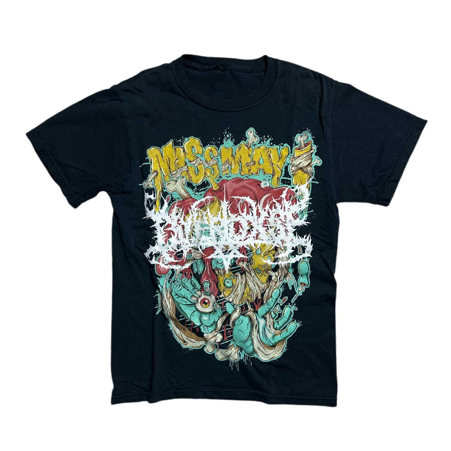 1of1 upcycled OVERDXSE / MISS MAY SHIRT size S/M