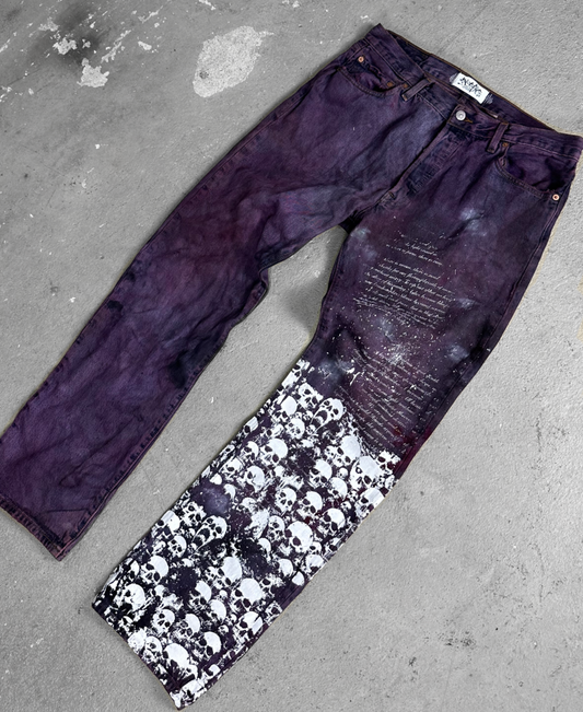 1of1 PURPLE OVERDXSE DENIM size W36 /L34
