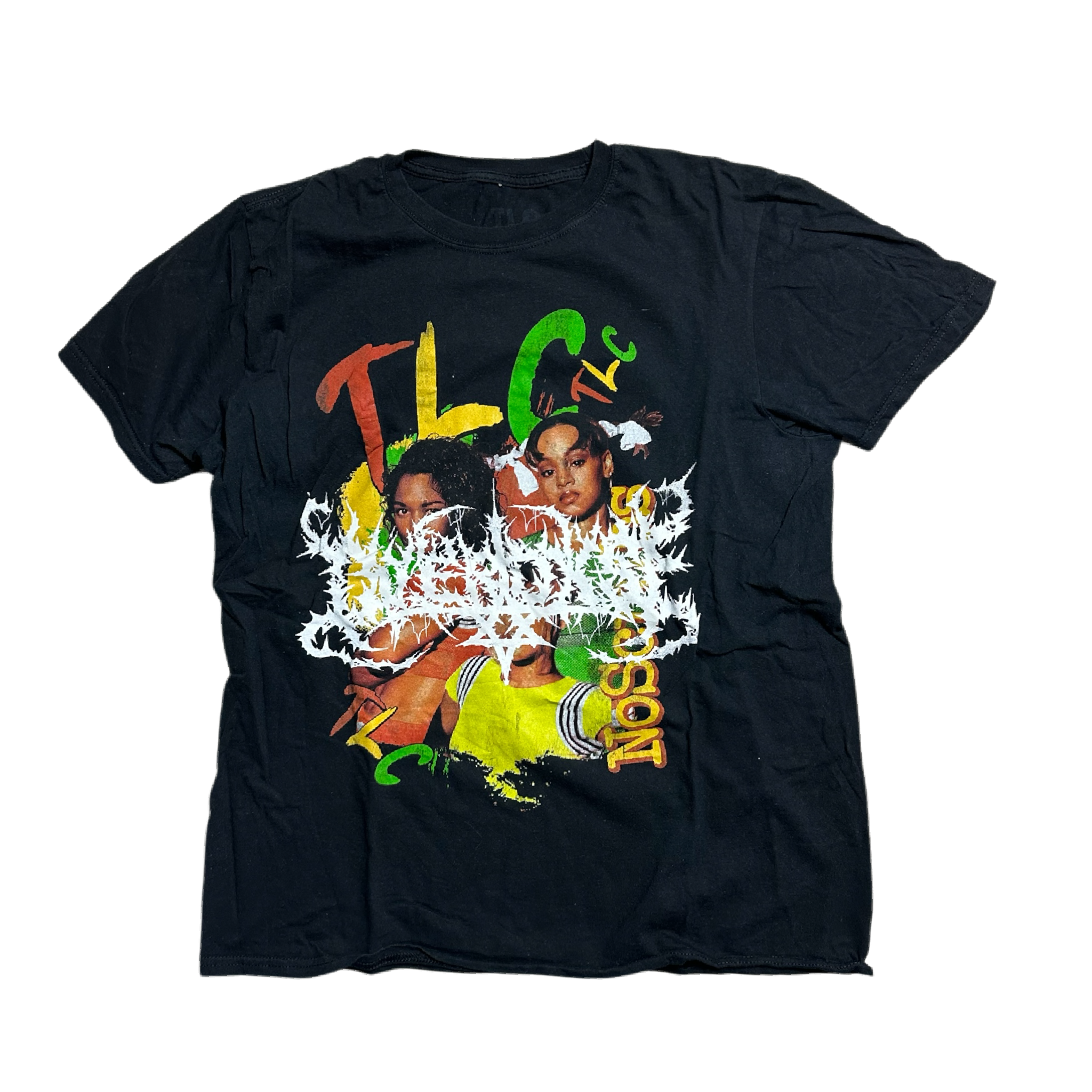 1of1 upcycled OVERDXSE / TLC SHIRT size L