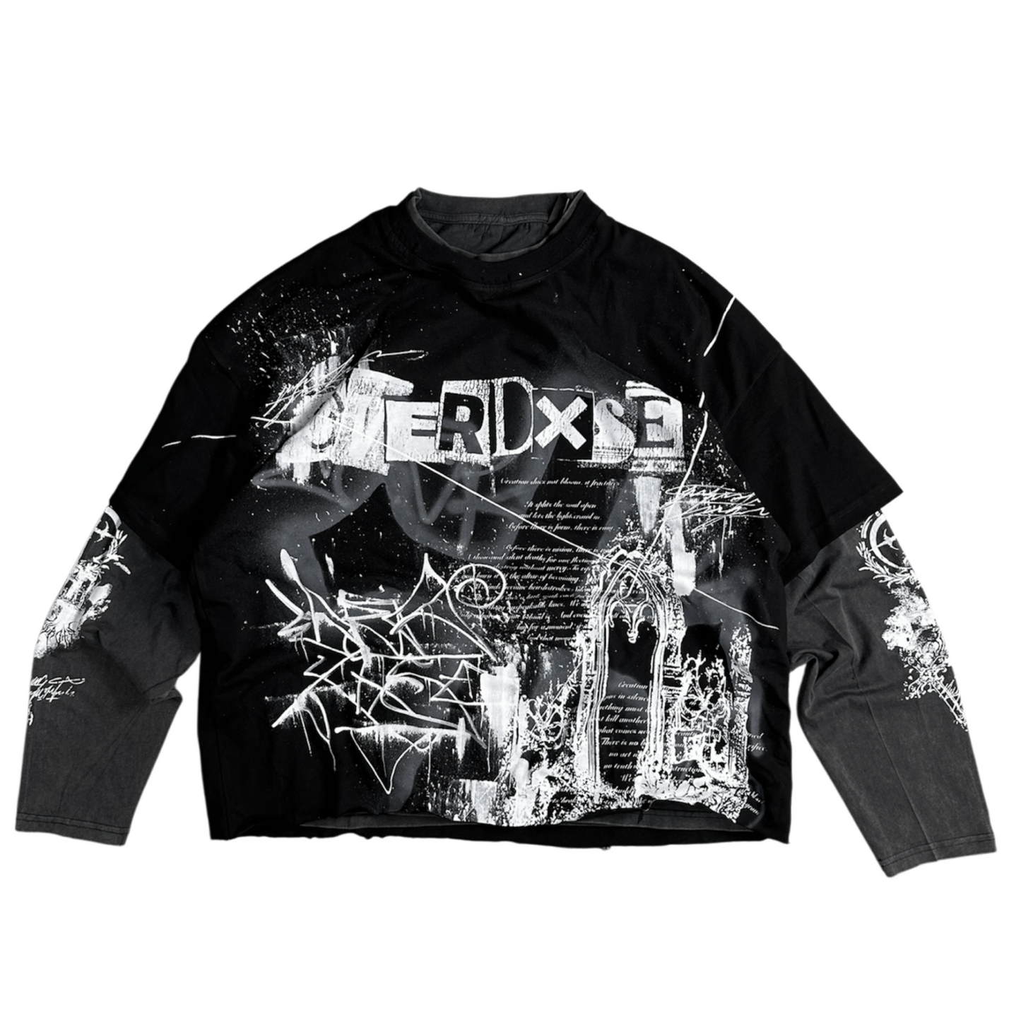 1of1 double layer OVERDXSE LONGSLEEVE size XL