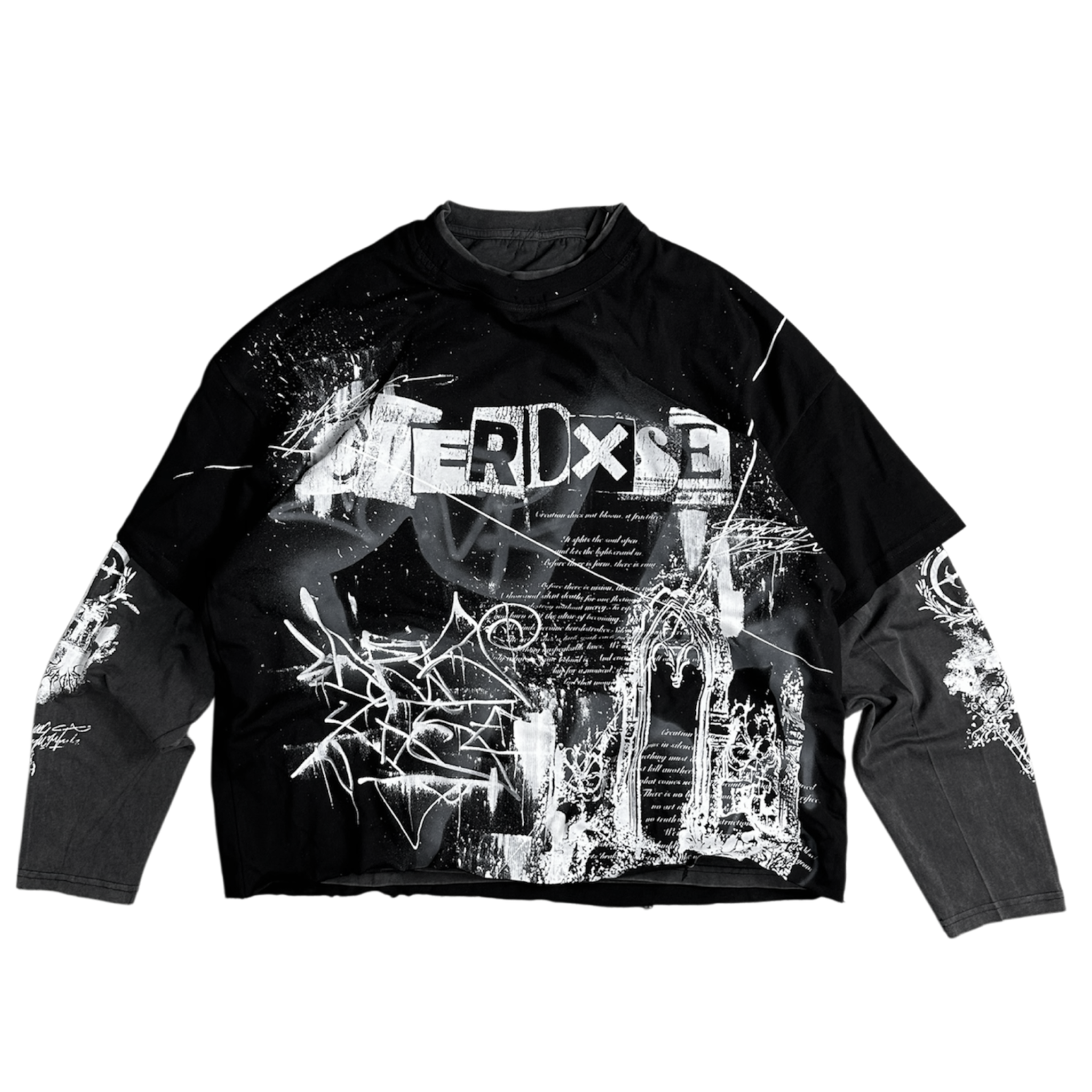 1of1 double layer OVERDXSE LONGSLEEVE size XL