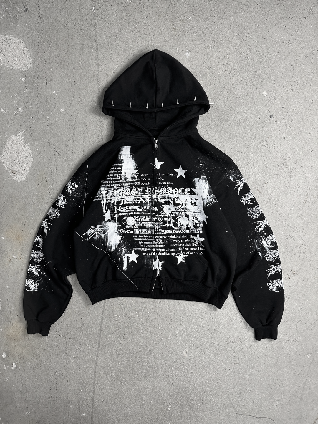 1of1 spiked OVERDXSE ZIPPER size S