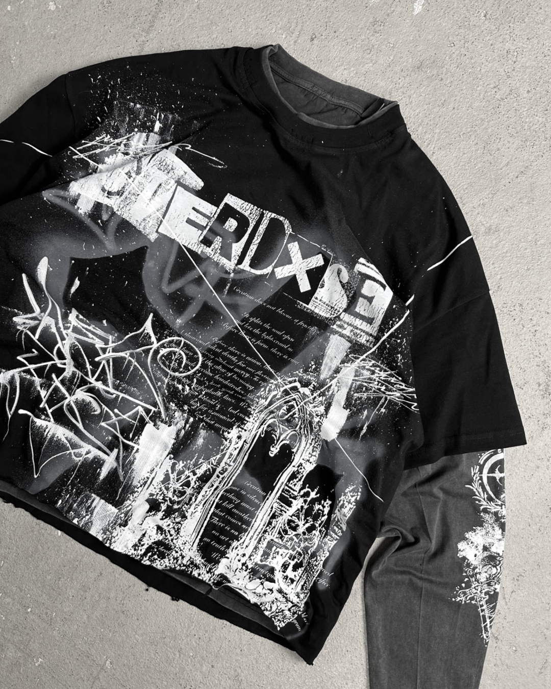 1of1 double layer OVERDXSE LONGSLEEVE size XL