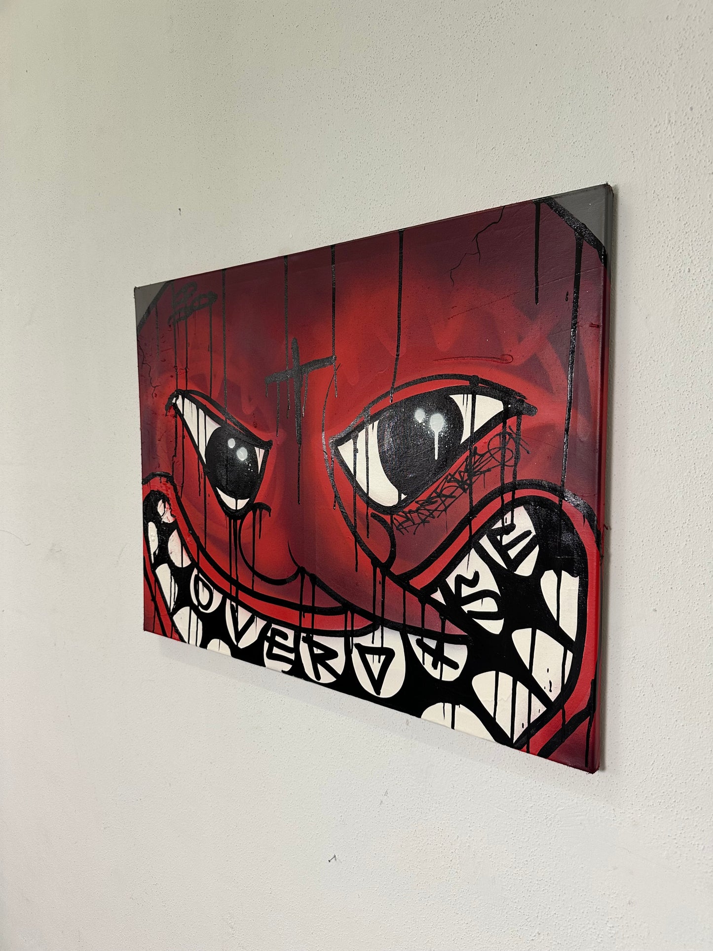 1of1 „FACE YOUR FEAR“ original canvas 60x80cm