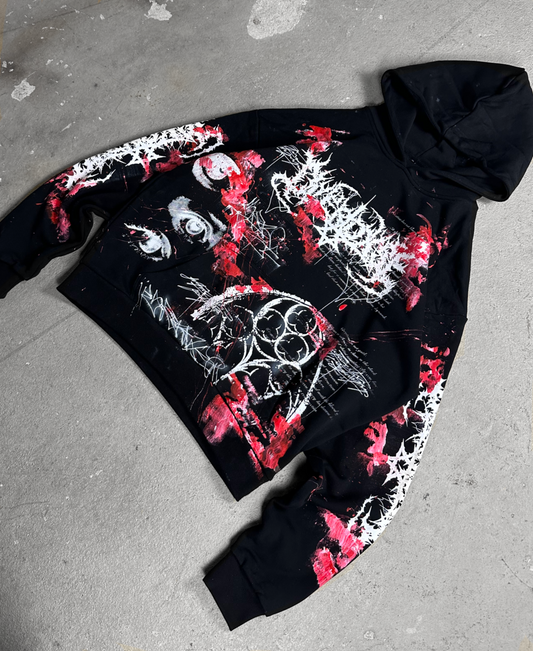 1of1 BLOODY OVERDXSE HOODIE size XL