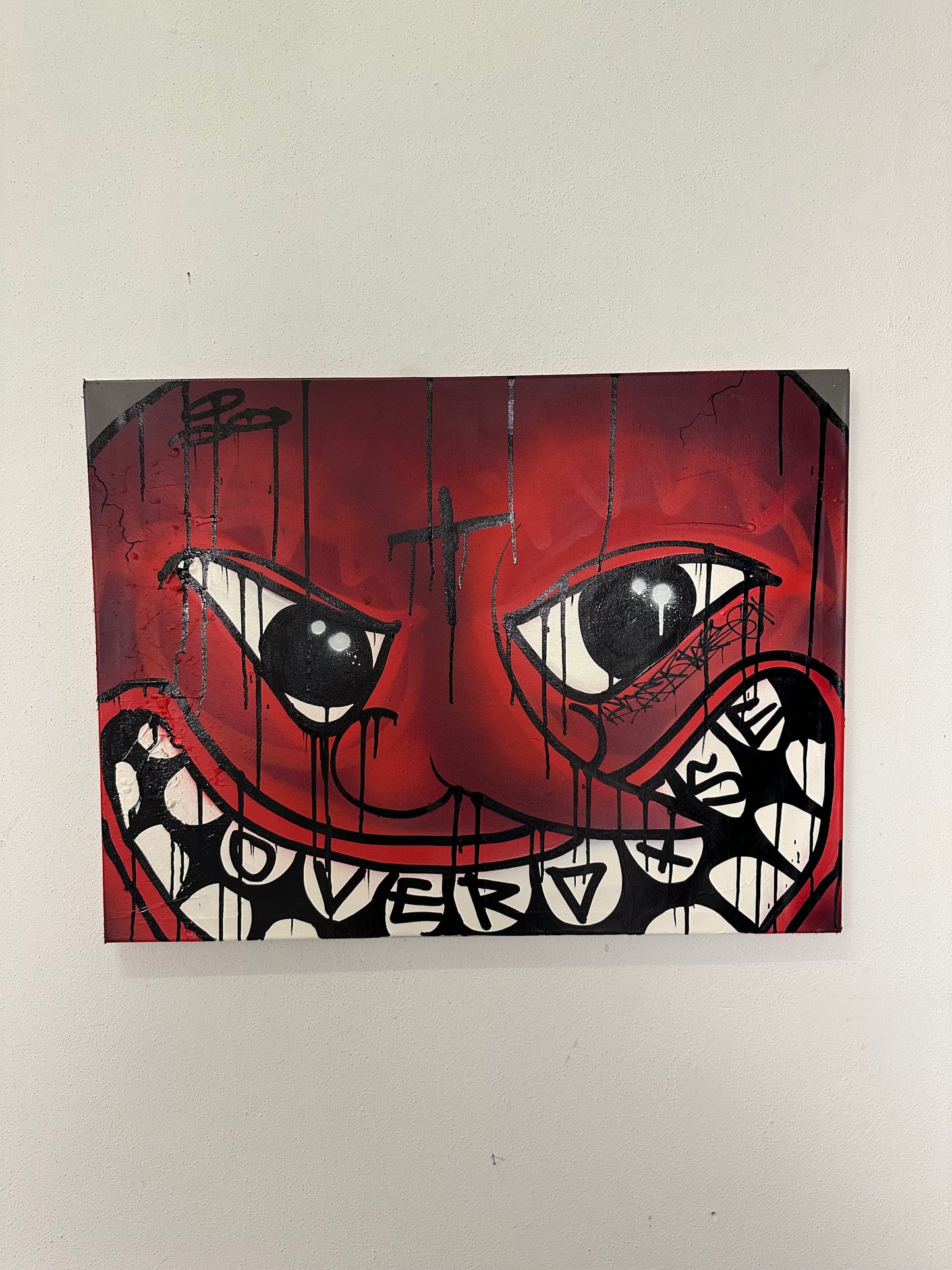 1of1 „FACE YOUR FEAR“ original canvas 60x80cm