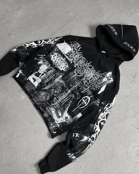 1of1 OVERDXSE CATHEDRAL HOODIE size S
